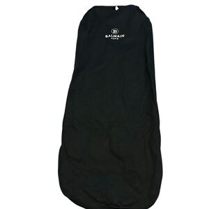 Balmain Paris Black Garment Bag Large